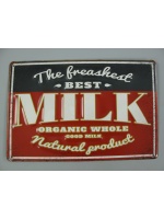 metalen_wandbord_freshest_milk