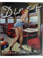 metalen_wandbord_met_pin_up_en_tekst_diner_coffee_tea_or_me