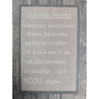 kartonnen_deco_bordje_tekst_voor_mijn_meester