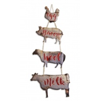 metalen-wandbordjes-milk-wool-bacon-egg