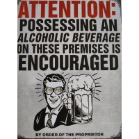 metalen_wandbord_bier_tekst_attention_possessing_an_alcohol_beverage