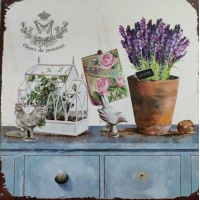 metalen_wandbord_kast_met_planten_tekst_fleurs_de_provence