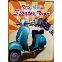 metalen_wandbord_met_tekst_scooter_time