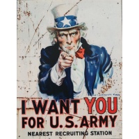 metalen_wandbord_tekst_i_want_you_for_us_army