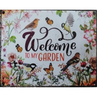 metalen_wandbord_tekst_welcome_to_my_garden
