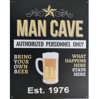 metalen_wandbord_zwart_tekst_man_cave_