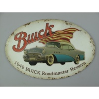 wandbord_metalen_buick_ovaal